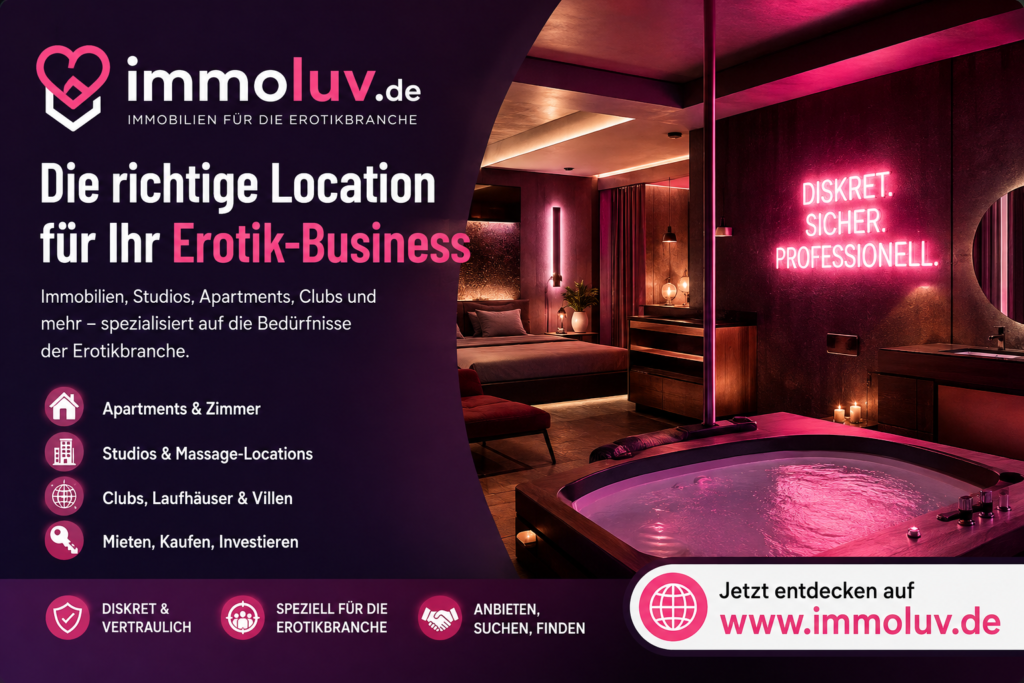 Immobilien für Erotikbranche – Standorte, Apartments & Studios